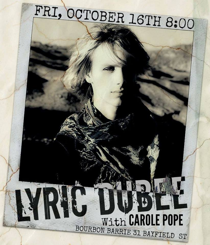 Lyric Dubee opening for Carole Pope
